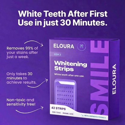 Eloura Purple Teeth Whitening Strips